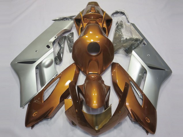 Silber Gold 2004-2005 Honda CBR1000RR Motorrad Verkleidung