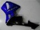 Blau Glänzendes Schwarz 2003-2004 Honda CBR600RR Motorrad Verkleidung Kit