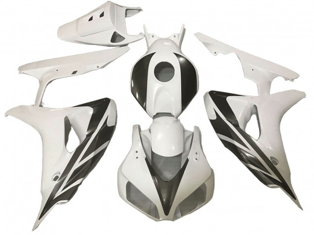 Weiß Schwarz Streifen 2006-2007 Honda CBR1000RR Motorrad Verkleidung
