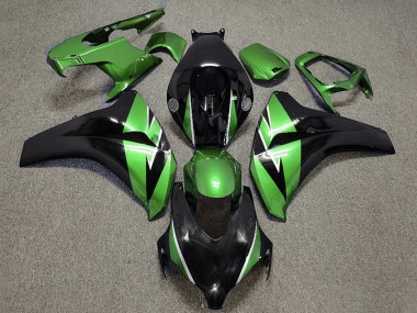 Grün Glänzendes Schwarz 2008-2011 Honda CBR1000RR Motorrad Verkleidung