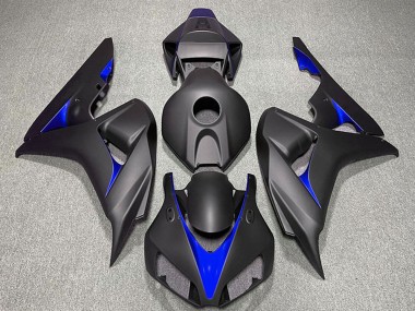 Matt Schwarz Blau 2006-2007 Honda CBR1000RR Motorrad Verkleidung