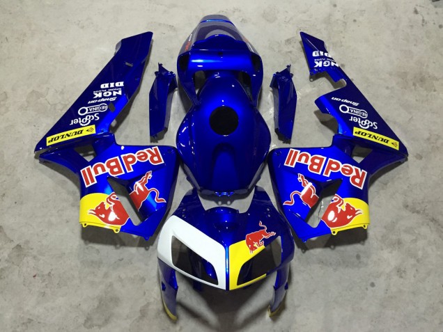 Blau Red Bull 2005-2006 Honda CBR600RR Motorrad Verkleidung
