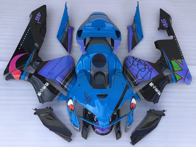 Blau Hai 2005-2006 Honda CBR600RR Motorrad Verkleidung