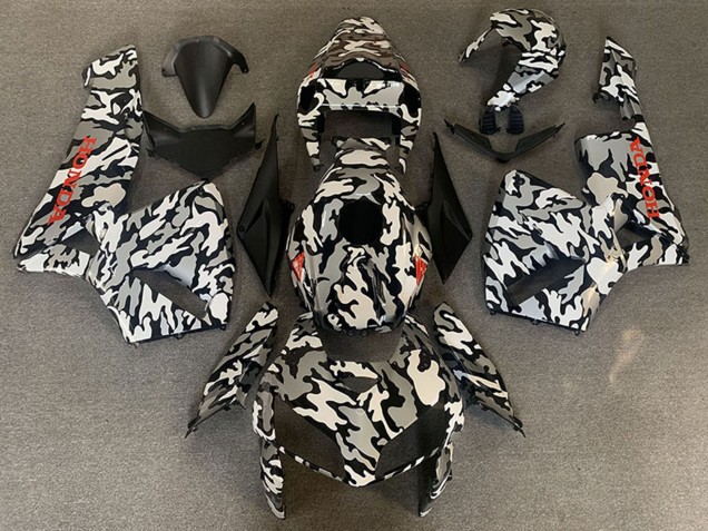 Camouflage Rot Aufkleber 2005-2006 Honda CBR600RR Motorrad Verkleidung