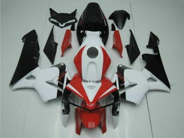 Weiß Rot Schwarz 2005-2006 Honda CBR600RR Motorrad Verkleidung Kit