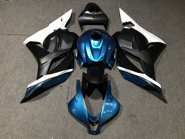 Weiß Blau Matt Schwarz 2009-2012 Honda CBR600RR Motorrad Verkleidung