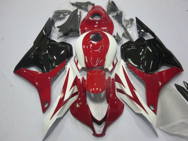 Weiß Rot Glänzendes Schwarz OEM Stil 2009-2012 Honda CBR600RR Motorrad Verkleidung