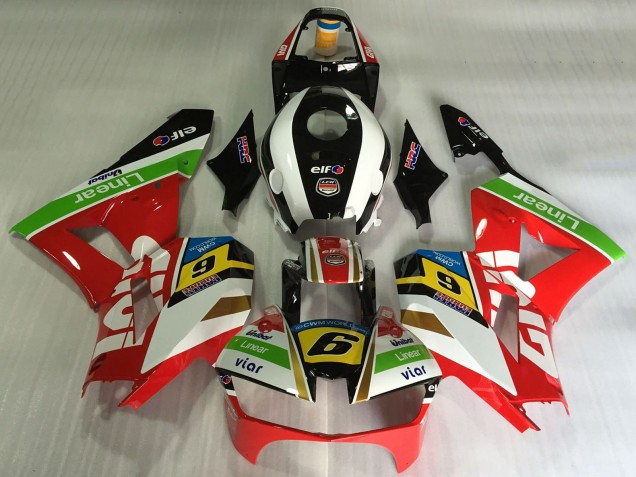 Weiß Rot Grün Gelb Glänzendes Schwarz Givi 6 2013-2026 Honda CBR600RR Motorrad Verkleidung