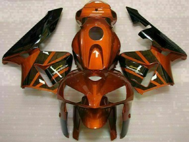 Orange Schwarz 2005-2006 Honda CBR600RR Motorrad Verkleidung Kit
