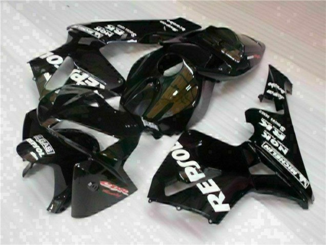 Schwarz Repsol 2005-2006 Honda CBR600RR Motorrad Verkleidung