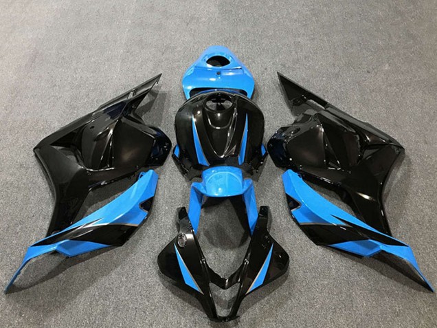 Sky Blau Glänzendes Schwarz 2009-2012 Honda CBR600RR Motorrad Verkleidung