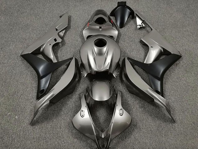 Silber Matt Schwarz 2007-2008 Honda CBR600RR Motorrad Verkleidung