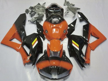 Orange Glänzendes Schwarz Weiß Gelb 2013-2023 Honda CBR600RR Motorrad Verkleidung