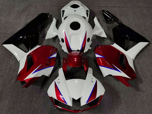 Weiß Rot Blau Glänzendes Schwarz 2013-2026 Honda CBR600RR Motorrad Verkleidung