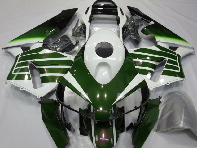 Weiß Grün Fade 2003-2004 Honda CBR600RR Motorrad Verkleidung