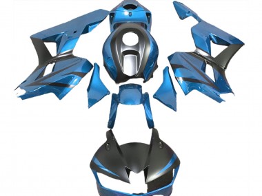 Hellblau Matt Schwarz 2013-2023 Honda CBR600RR Motorrad Verkleidung