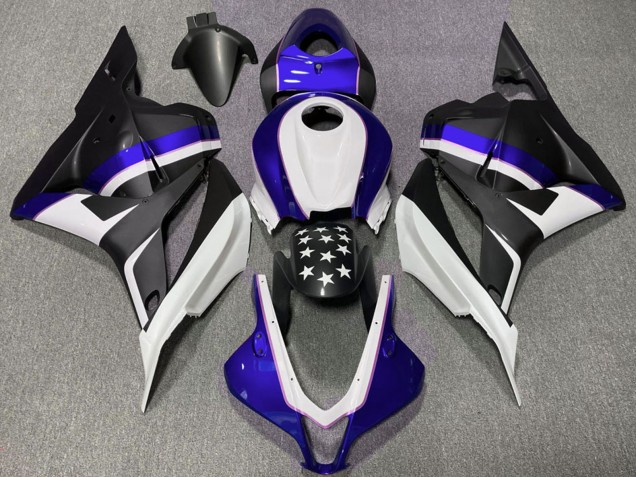 Dunkel Blau Matt Schwarz Stern 2009-2012 Honda CBR600RR Motorrad Verkleidung