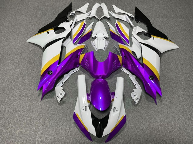 Weiß Orange Lila 2009-2012 Honda CBR600RR Motorrad Verkleidung