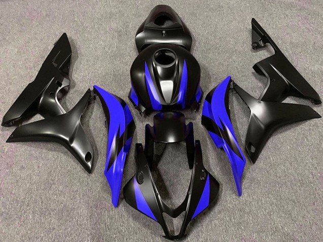 Blau Matt Schwarz 2007-2008 Honda CBR600RR Motorrad Verkleidung