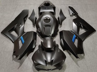 Matt Schwarz Hellblau 2013-2023 Honda CBR600RR Motorrad Verkleidung