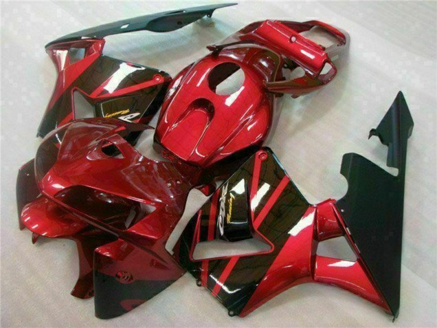 Rot Schwarz 2005-2006 Honda CBR600RR Motorrad Verkleidung