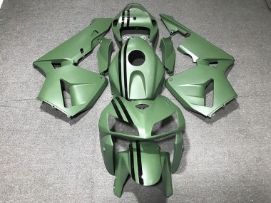 Matt Grün 2005-2006 Honda CBR600RR Motorrad Verkleidung
