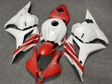 Weiß Rot 2009-2012 Honda CBR600RR Motorrad Verkleidung