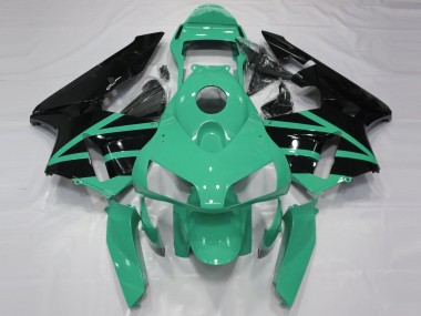 Mint Grün Glänzendes Schwarz 2003-2004 Honda CBR600RR Motorrad Verkleidung
