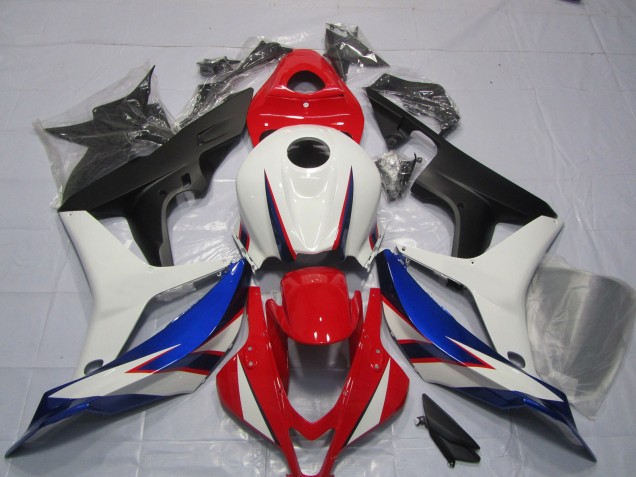 Weiß Rot Blau Matt Schwarz OEM Stil 2007-2008 Honda CBR600RR Motorrad Verkleidung