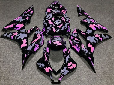 Rosa Grau Camouflage 2007-2008 Honda CBR600RR Motorrad Verkleidung