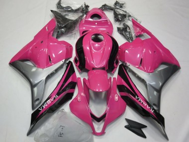 Silber Rosa Glänzendes Schwarz OEM Stil 2009-2012 Honda CBR600RR Motorrad Verkleidung