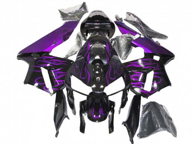 Lila Flamme 2005-2006 Honda CBR600RR Motorrad Verkleidung