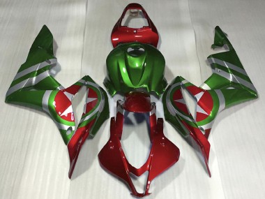 Rot Grün Captain America 2007-2008 Honda CBR600RR Motorrad Verkleidung