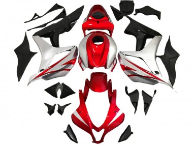 Silber Rot Glänzendes Schwarz OEM Stil 2007-2008 Honda CBR600RR Motorrad Verkleidung
