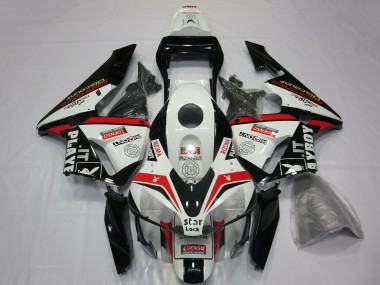 Weiß Rot Glänzendes Schwarz Playboy 2003-2004 Honda CBR600RR Motorrad Verkleidung