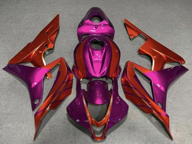 Violet Rot 2007-2008 Honda CBR600RR Motorrad Verkleidung