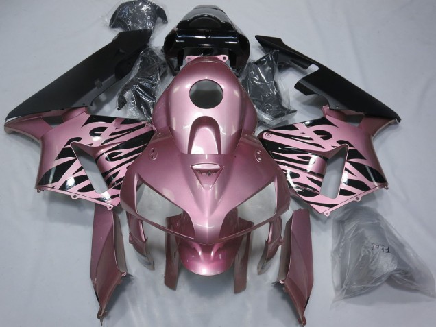 Rose Rosa Flamme 2005-2006 Honda CBR600RR Motorrad Verkleidung