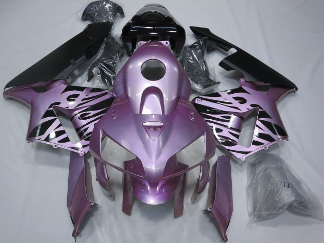 Rose Lila Flamme 2005-2006 Honda CBR600RR Motorrad Verkleidung