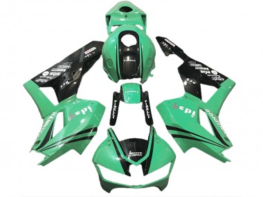 Grün Glänzendes Schwarz 2013-2023 Honda CBR600RR Motorrad Verkleidung