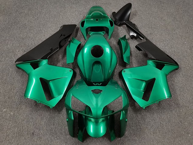 Blau Grün CBR Stil 2005-2006 Honda CBR600RR Motorrad Verkleidung