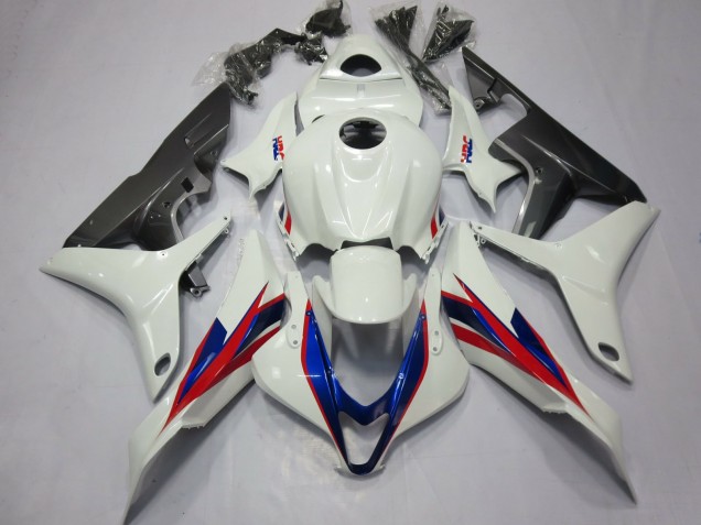 Weiß Rot Blau HRC 2007-2008 Honda CBR600RR Motorrad Verkleidung