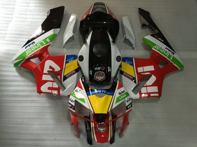 Weiß Rot Givi 2005-2006 Honda CBR600RR Motorrad Verkleidung
