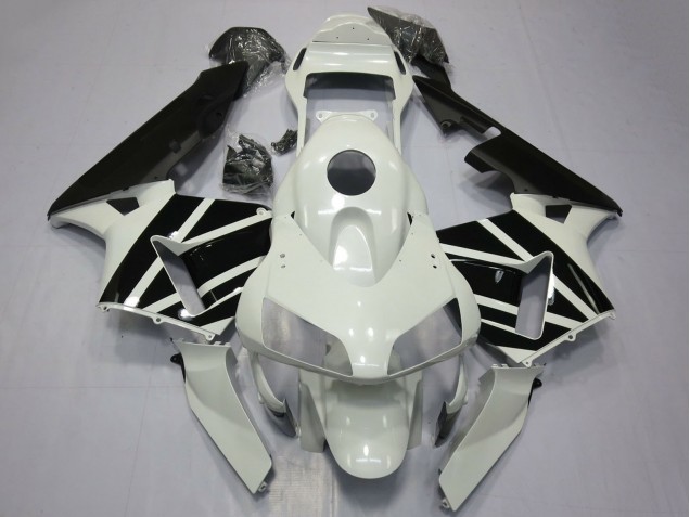 Weiß Glänzendes Schwarz OEM Stil 2003-2004 Honda CBR600RR Motorrad Verkleidung