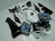 Weiß Schwarz Grün 2005-2006 Honda CBR600RR Motorrad Verkleidung
