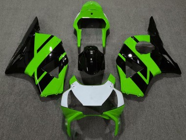 Grün Glänzendes Schwarz Weiß Grün OEM Stil 2002-2003 Honda CBR954RR Motorrad Verkleidung