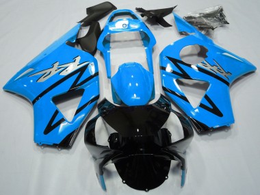 Hellblau Glänzendes Schwarz CBR Stil 2002-2003 Honda CBR954RR Motorrad Verkleidung