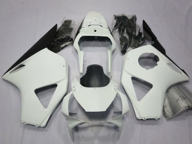 Weiß Glänzendes Schwarz 2002-2003 Honda CBR954RR Motorrad Verkleidung