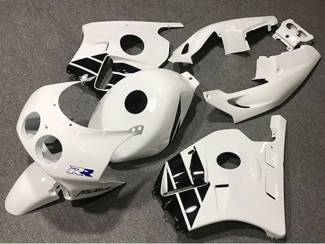 Weiß Glänzendes Schwarz 1990-1998 Honda CBR250RR Motorrad Verkleidung