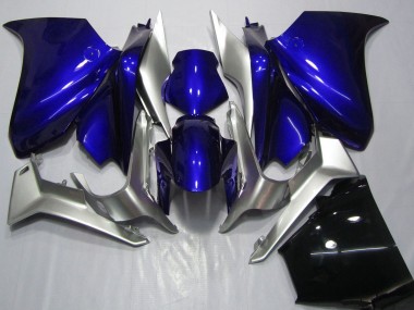 Silber Blau 2010-2016 Honda VFR 1200 Motorrad Verkleidung