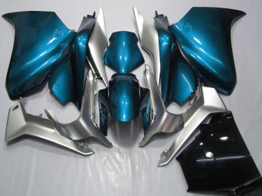 Silber Hellblau 2010-2016 Honda VFR 1200 Motorrad Verkleidung